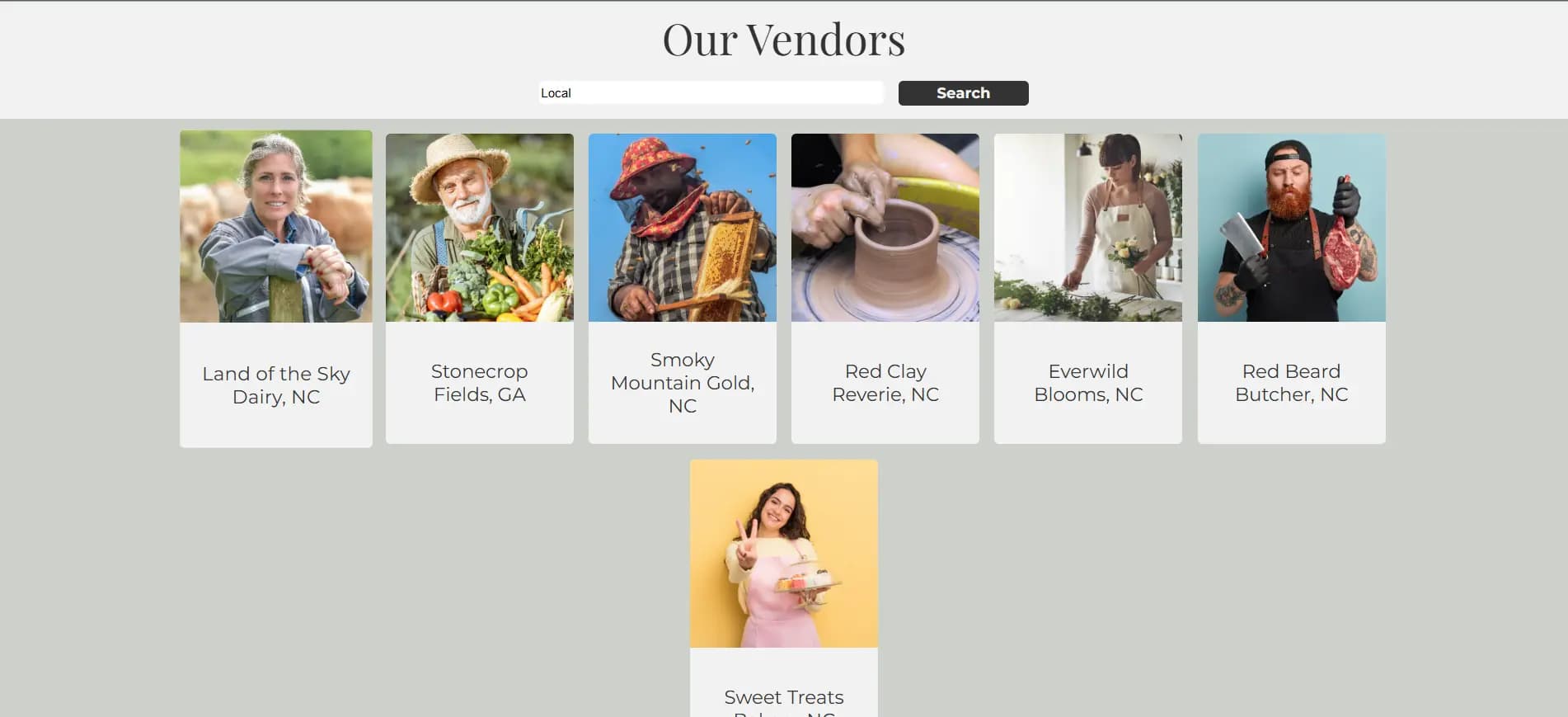 Vendor Search